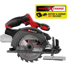 Einhell Akülü Daire Testere TE-CS 18/165-1 Li-Solo 4331207 | PXC | 18 V | Ø 165 mm | 54 mm kesme derinliği | aletsiz ayar | LED | 1x testere bıçağı | akü hariç