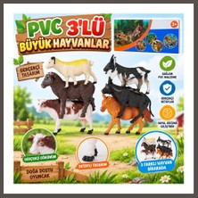 Nexora Living HJ688-2 Pvc 3lü Büyük Hayvanlar Nxrlvng
