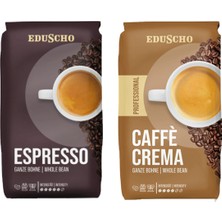 Eduscho Professional Crema ve Espresso Çekirdek Kahve 1kg x 2 Adet