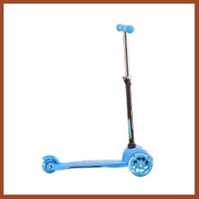 Twist Işıklı Scooter Mavi 40 kg Kadar Pro