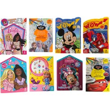 Doğan Çocuk Disney, Barbie ve Transformers Lisanslı 8'li Çıkartmalı Boyama ve Etkinlik Kitabı Seti