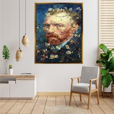 Giyense Tablo Vincent Van Gogh Çiçek Açan Badem Ağaçları Portre Kanvas Tablo
