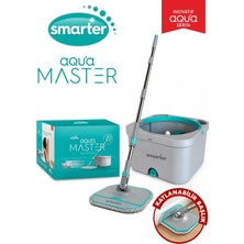 SMARTER AQUA MASTER TEMİZ & KİRLİ SUYU AYIRMA ÖZELLİĞİ OTOMATİK TEMİZLİK SETİ MOP PASPAS