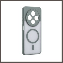 Nexora Living Redmi 14C Loji Magsafe Kapak - Gri Nxrlvng