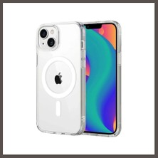 Nexora Living iPhone 14 Combo Sert Şeffaf Magsafe Kapak - Şeffaf Nxrlvng