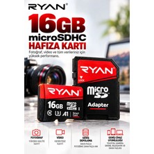 Ryan 16GB Micro Sd Hafıza Kartı Telefon Retro Güvenlik Kamerası Destekli