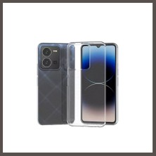 Nexora Living Vivo Y35 Kılıf Lüx Şeffaf Silikon Nxrlvng