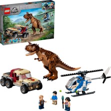 LEGO® Jurassic World Carnotaurus Dinozor Takibi 76941 -  Dinazor Seven Çocuklar Için Yaratıcı Oyuncak Yapım Seti (240 Parça) Hediyelik
