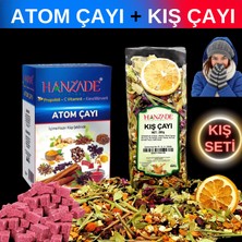Hanzade Bitkisel Kış Çayı 200 gr + Atom Çayı 150 gr Kış Seti