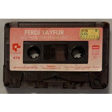 Ferdifon Ferdi Tayfur Gülhane'den Sevgiler Kağıt Baskı Kaset (Kartonet Yoktur Sadece Kasettir) Fotoğraftaki Kaset Gönderilecektir
