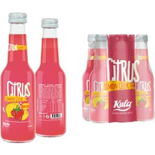 Citrus Limon-Çilek Aromalı Gazoz 250 ml (24'lü Koli)