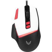 Valor Type-A M1 Kablolu Rgb Gaming Mouse – 7200 Dpı Optik Sensör, 8 Programlanabilir Tuş, 61G Ultra Hafif Oyuncu Faresi, Ergonomik Yapı (Beyaz - Siyah)