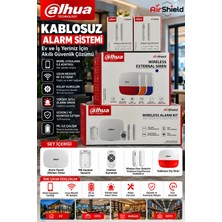 Dahua DHI-ART-ARC3000H-03-GW2(868) 4g Alarm + Wıreless Door Detector + Siren Set