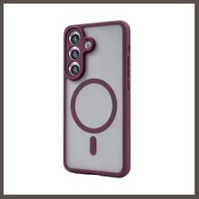 Nexora Living Samsung Galaxy A55 5g Loji Magsafe Kapak - Bordo Nxrlvng