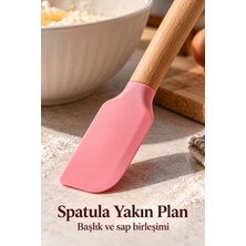Tech Butiq Spatula ve Fırça Seti Renkli Mutfak Gereçleri