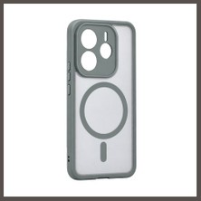 Nexora Living Redmi Note 14 4g Loji Magsafe Kapak - Gri Nxrlvng