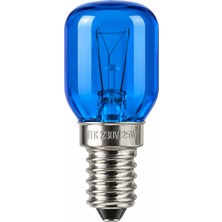 Orijinal Bosch Mavi Camlı Buzdolabı Ampulü 25W 230V E14 Ince Duy