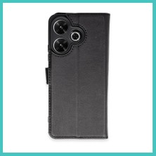 Ny Joy Redmi 13 4g Uyumlu Kılıf Trend S Plus Kapaklı Kılıf - Siyah Nyjoybz