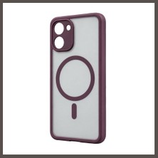 Nexora Living Poco X8 Pro Loji Magsafe Kapak - Bordo Nxrlvng