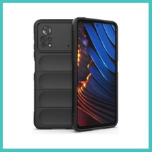 Ny Joy Poco X4 Pro 5g Uyumlu Kılıf Optimum Silikon - Siyah Nyjoybz