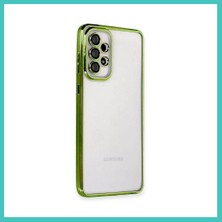 Ny Joy Samsung Galaxy A33 5g Uyumlu Kılıf Lensli Silikon - Yeşil Nyjoybz