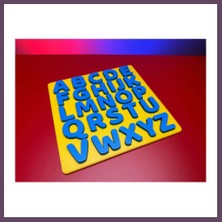 Bezos 3D Baskı A-Z Büyük Harf Alfabe Puzzle - 26 Parçalı Eğitim Seti Bhs