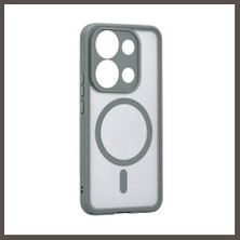 Nexora Living Redmi Note 13 4g Loji Magsafe Kapak - Gri Nxrlvng