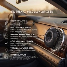 Vavana Araba Klima Kokusu, Spin Oto Kokusu 2'li Set, Musk Aromalı, 90 Gün Etkili Araç Kokusu - Mystic