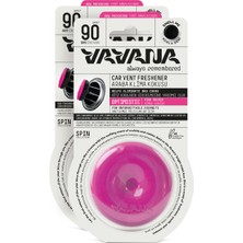 Vavana Araba Klima Kokusu, Spin Oto Kokusu 2'li Set, Pembe Orkide Aromalı, 90 Gün Etkili Araç Kokusu - Optimistic