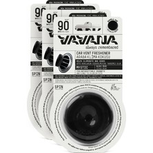 Vavana Araba Klima Kokusu, Spin Oto Kokusu 3'lü Set, Musk Aromalı, 90 Gün Etkili Araç Kokusu - Mystic