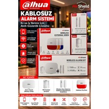 Dahua ART-ARC3000H-03-FW2, Wifi+2g+3g+ 4g, Kablosuz, Alarm + Wireless Pır Detector + Wireless Door Detector