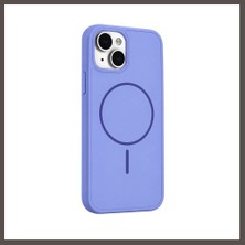 Nexora Living iPhone 15 Azus Magsafe Kapak - Açık Mor Nxrlvng