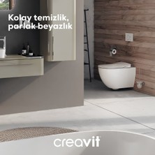 Creavit Free Asma Klozet FE322 ve Duck Termoplast Yavaş Kapak