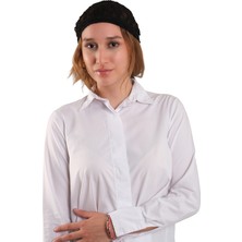 Hürrem Bone Siyah Dantelli Fiyonklu Pratik Bone Kabartma Dokulu Jakar Desenli 2420_01