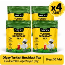 Ofçay Turkish Breakfast Tea Eko Demlik Poşet Siyah Çay 30 G x 30 Adet 4\'lü Set