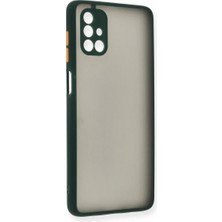 Samsung Galaxy M51 Kılıf Montreal Silikon Kapak - Yeşil