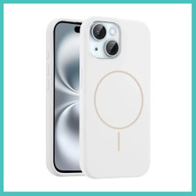 Ny Joy Joko iPhone 15 Uyumlu Kılıf Jully Magsafe Kapak - Beyaz Nyjoybz