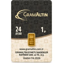 İstanbul Altın Rafinerisi 1 Gram (995) 24 Ayar Külçe Altın