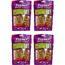 Freshy Köpek Kemirme Kemiği 100'lü Paket 5 Santim 1 kg Diş Temizliği ve Uzun Süreli Çiğneme Keyfi
