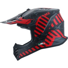 Sway 618 Kask Alert Black Red Çocuk Kaskı
