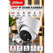 Dahua IPC-HDW1230V-SA 2mp Ir Sesli 2.8mm Sabit Lens Ip Dome Kamera