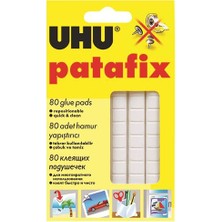 Uhu Patafix Beyaz Hamur Yapıştırıcı Renkli Yüzeylerde İz Bırakmaz Kullanım