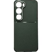Vivo Y31 5g Auto Focus Karbon Kapak - Yeşil
