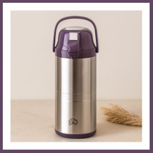 Bezos 4.5 L Pompa 304 Çelik Termos - Musluklu Taşıma Kulplu Bhs