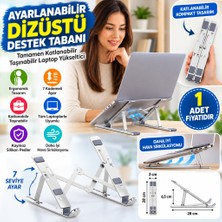 Ayarlanabilir Dizüstü Destek Tabanı Tamamen Katlanabilir Taşınabilir Laptop Yükseltici (Adet Fiyatıdır)