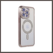 Nexora Living iPhone 14 Pro Kılıf Joke Simli Magneticsafe Kılıf - Pembe Nxrlvng