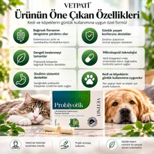 Vetpati Probiyotik Kedi ve Köpekler Için Mikrokapsül Teknolojili Prebiyotik Sinbiyotik 15 Kapsül
