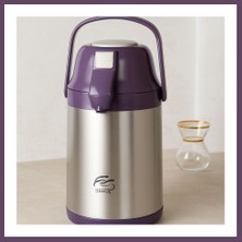 Bezos 2.5l 304 Çelik Pompa Termos Musluklu Bhs