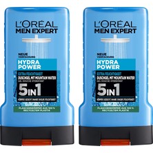 L'Oréal Paris Men Expert L'oreal Paris Men Expert Hydra Power 5in1 Duş Jeli 2 x 250 ml