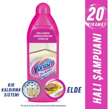 Vanish Halı Şampuanı Elde 850 ml x 2 Kir Kaldırma Sistemi İle Derinlemesine Temizlik Sağlar